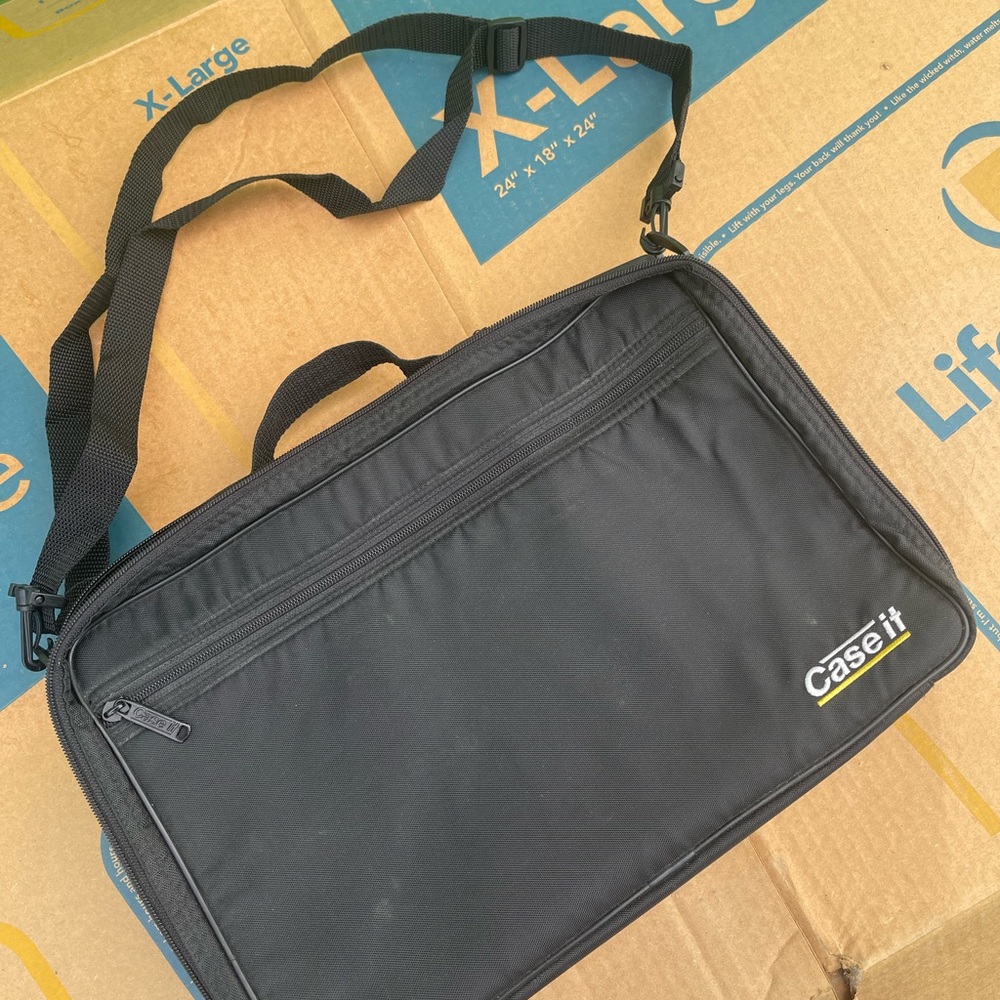 Audio, cassette tape, case with Adjustable Strap and Sleek Design